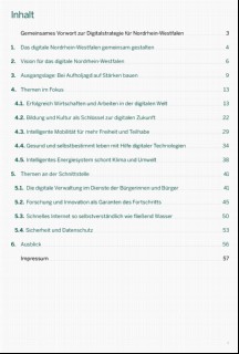 Vorschaubild Vorschaubild 2: Strategie für das digitale Nordrhein-Westfalen|2019