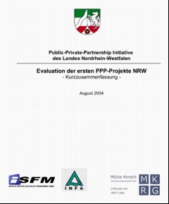 Vorschaubild 1: Leitfaden der PPP-Initiative: Evaluation der ersten PPP-Projekte in NRW - Kurzzusammenfassung