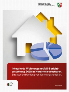 Vorschaubild 1: Integrierte Wohnungsnotfall-Berichterstattung 2018 in Nordrhein-Westfalen.