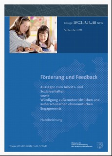 Vorschaubild 1: Förderung und Feedback - Beilage zu Schule NRW 09.2011