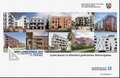 Vorschaubild 1: NRW Landespreis 2017 für Architektur, Wohnungs- und Städtebau Gutes Bauen im öffentlich geförderten Wohnungsbau Dokumentation