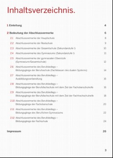 Vorschaubild 3: Bedeutung von Abschlussvermerken auf Schulzeugnissen in Nordrhein-Westfalen.