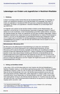 Vorschaubild 3: Lebenslagen von Kindern und Jugendlichen in Nordrhein-Westfalen.
